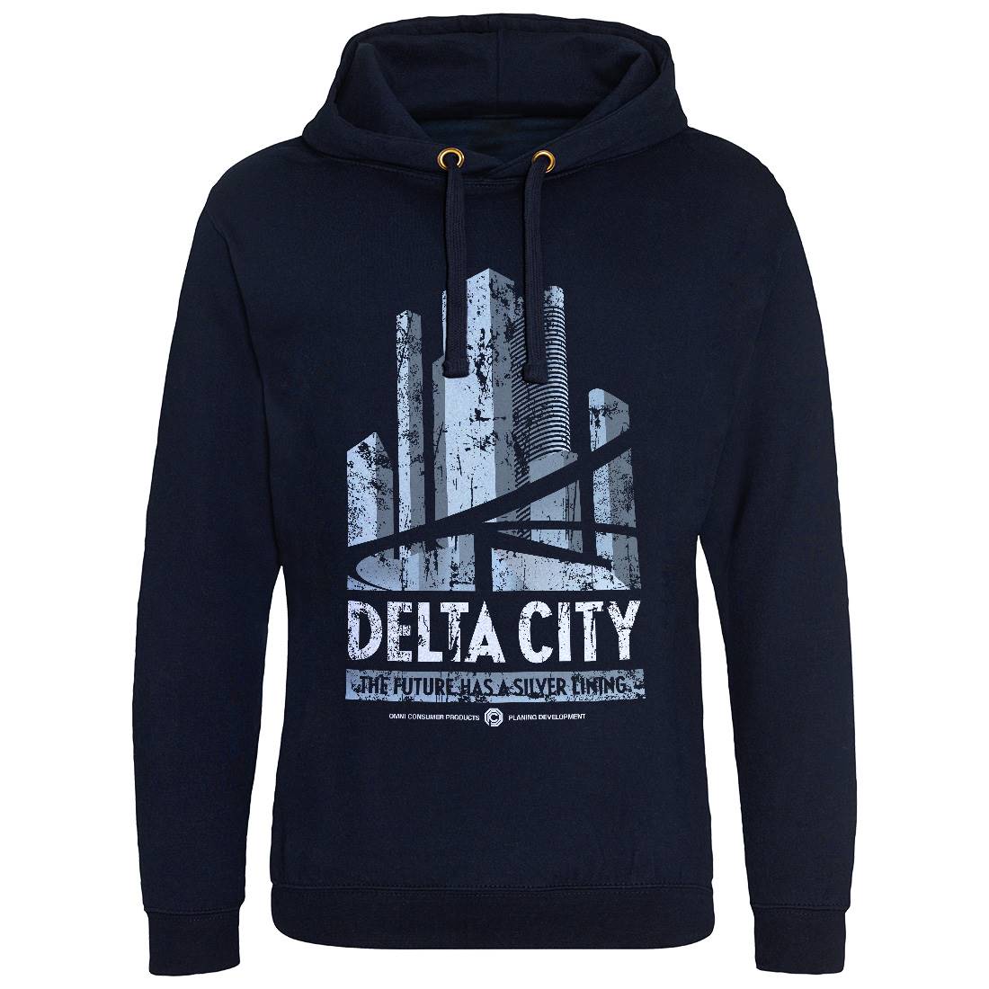Delta City Mens Hoodie Without Pocket Space D243