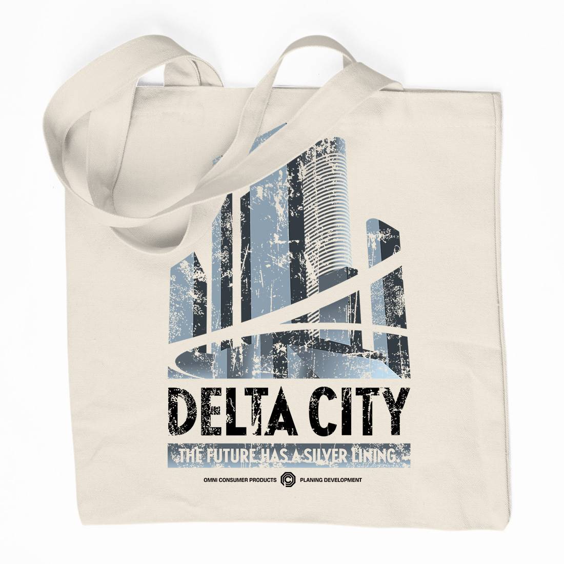 Delta City Organic Premium Cotton Tote Bag Space D243