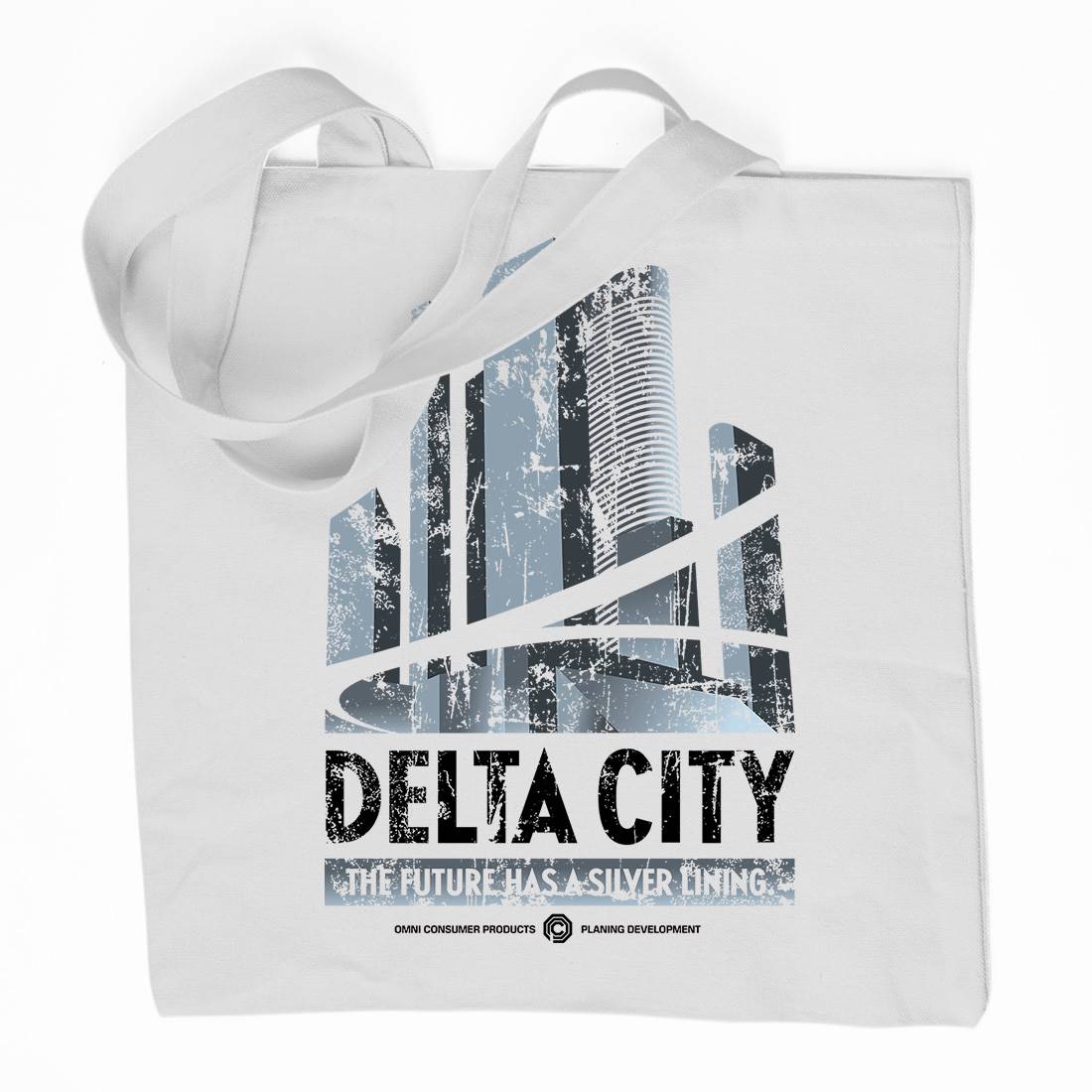 Delta City Organic Premium Cotton Tote Bag Space D243