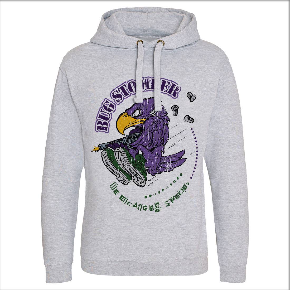Bug Stomper Mens Hoodie Without Pocket Space D244