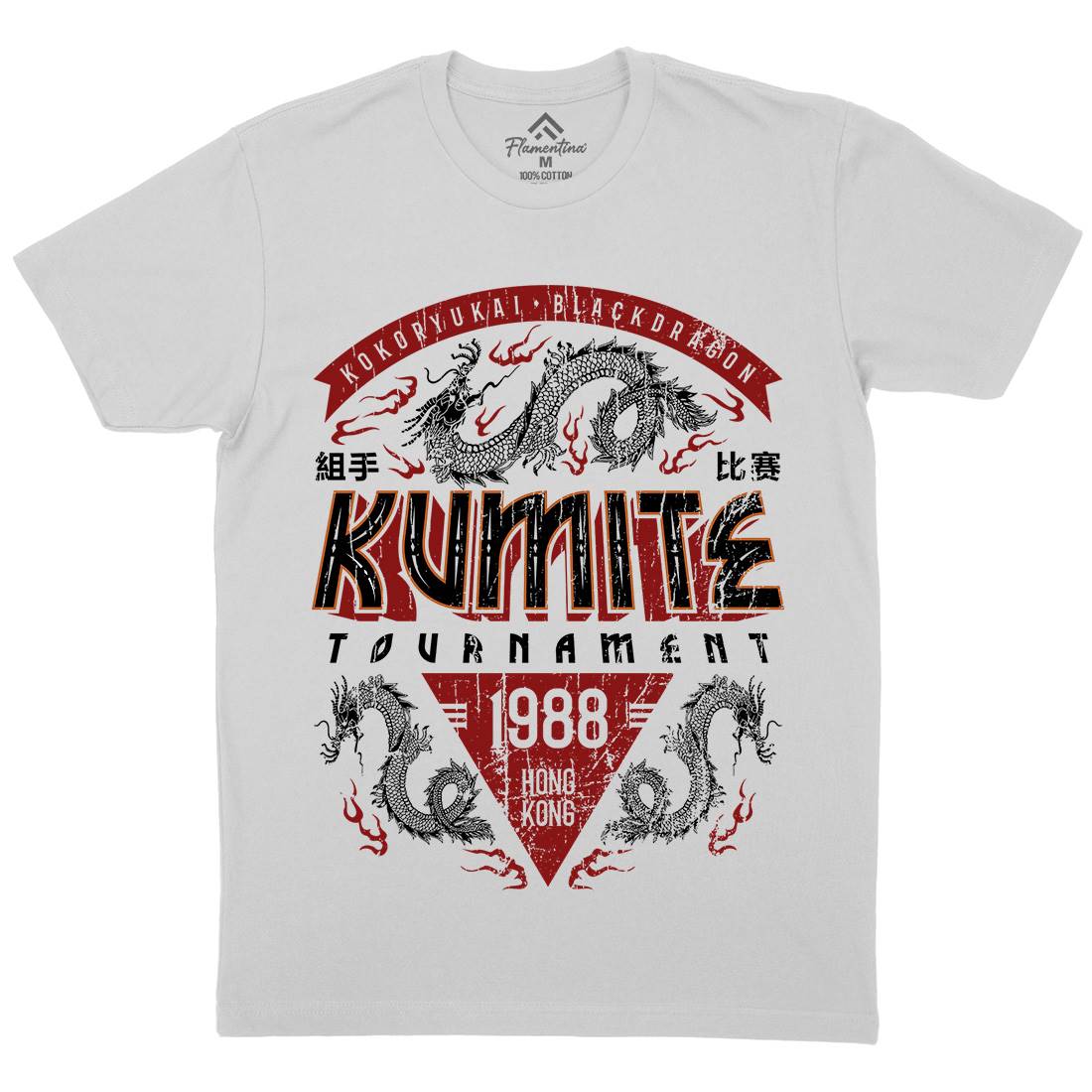 Kumite Tournament Mens Crew Neck T-Shirt Sport D245