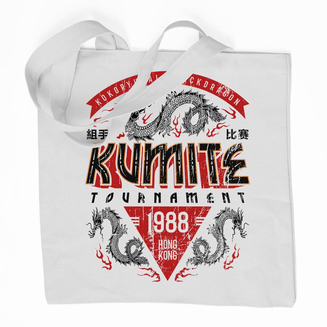 Kumite Tournament Organic Premium Cotton Tote Bag Sport D245