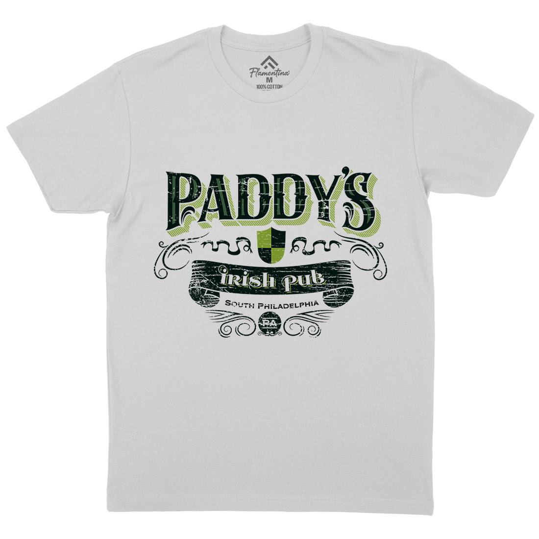 Paddys Irish Pub Mens Crew Neck T-Shirt Drinks D246