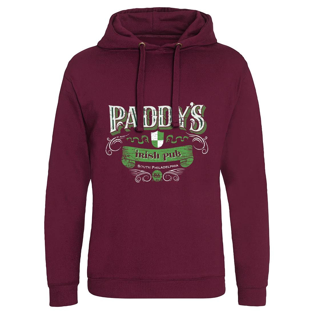 Paddys Irish Pub Mens Hoodie Without Pocket Drinks D246
