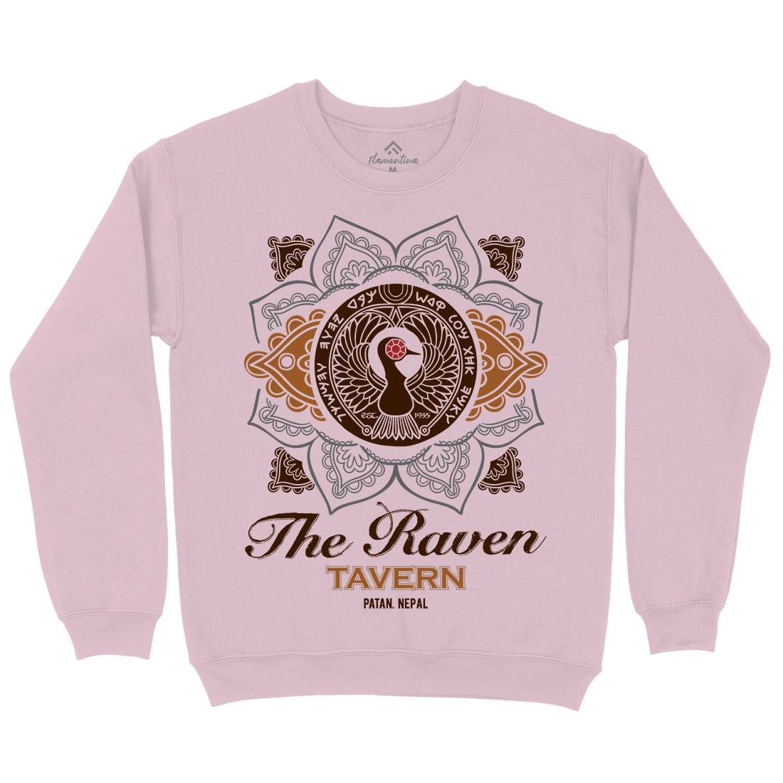 Raven Tavern Kids Crew Neck Sweatshirt Drinks D247