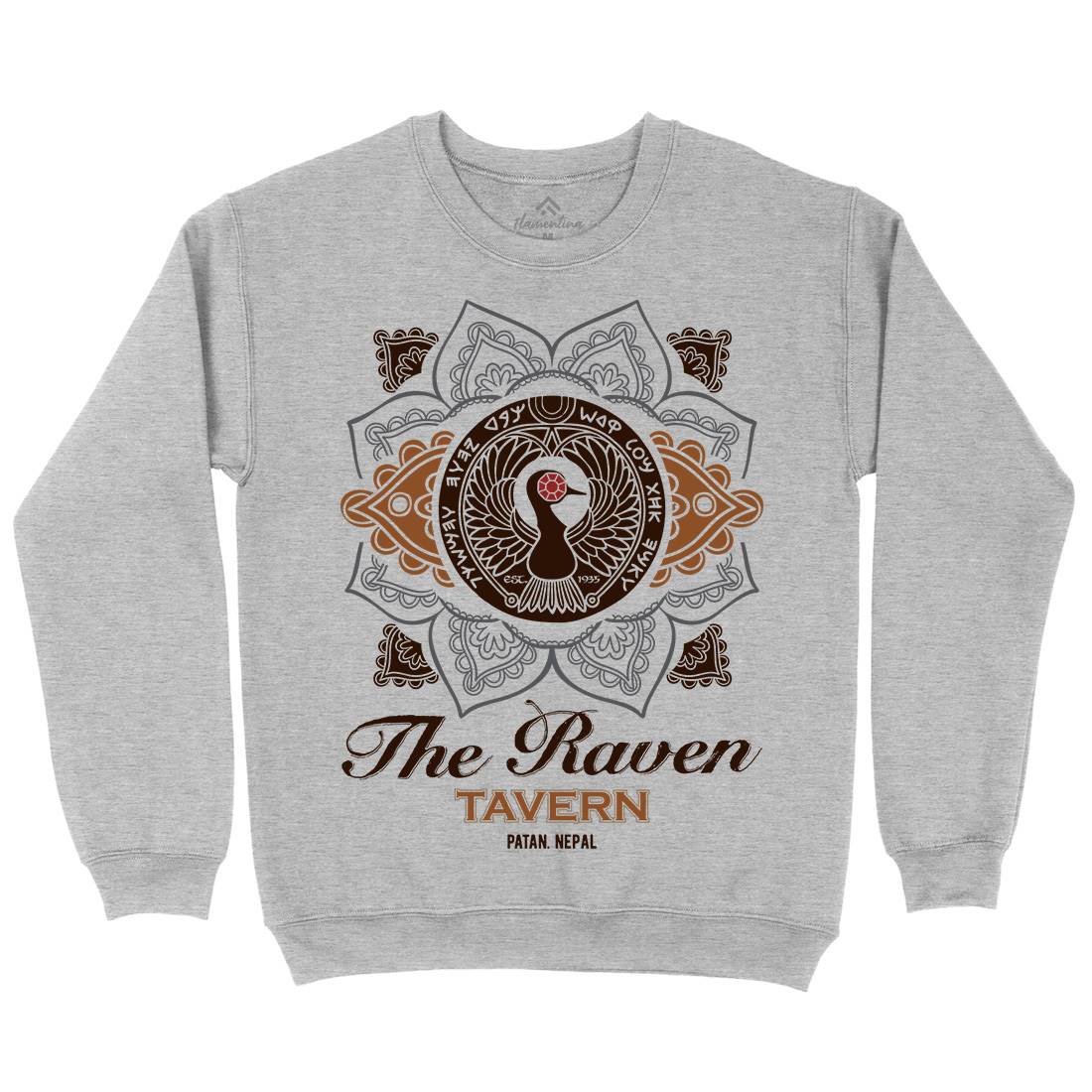 Raven Tavern Kids Crew Neck Sweatshirt Drinks D247