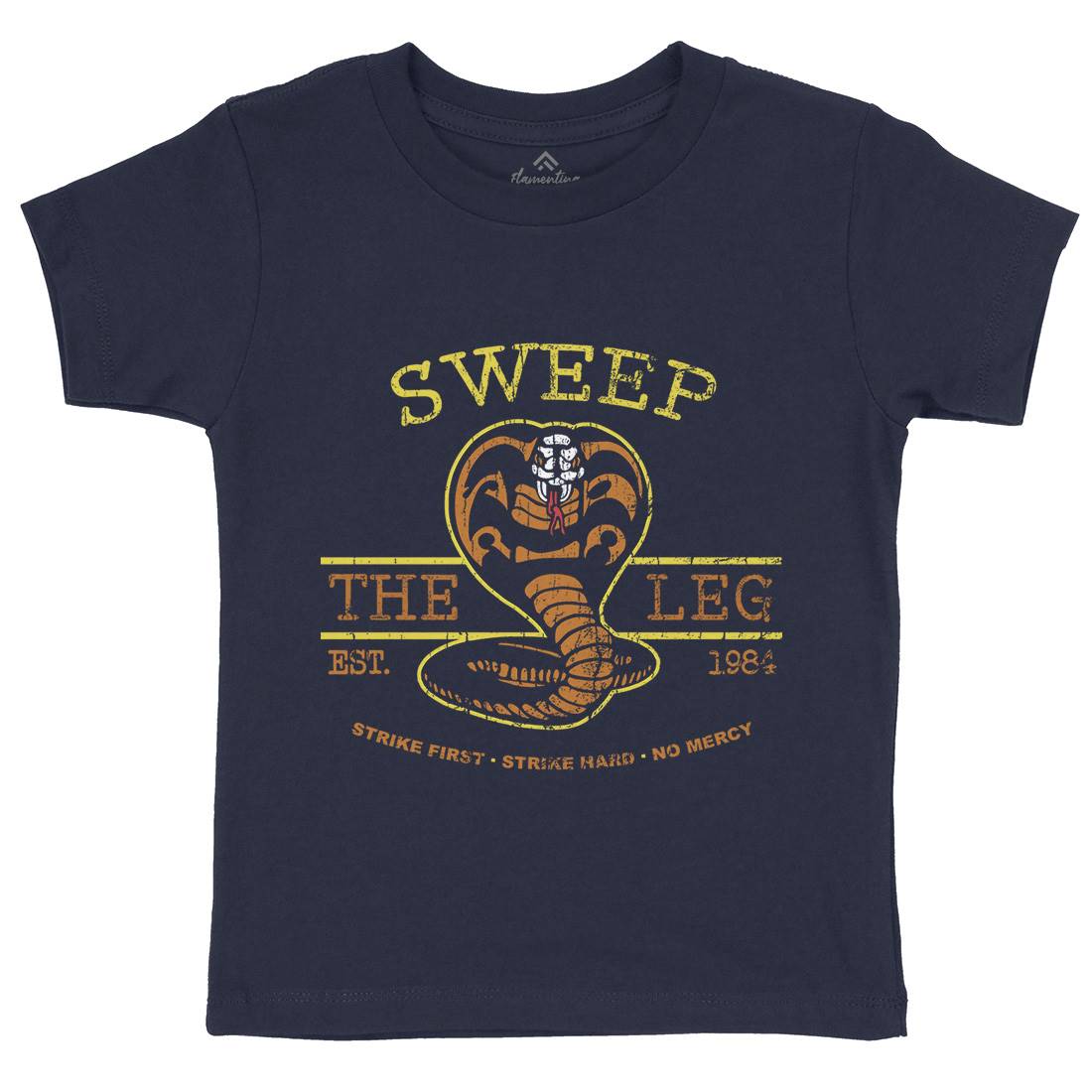 Sweep The Leg Kids Organic Crew Neck T-Shirt Sport D248