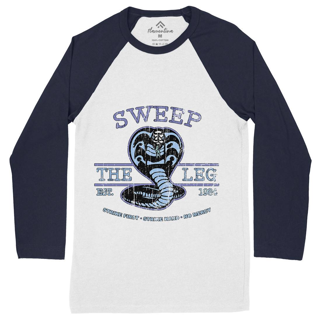 Sweep The Leg Mens Long Sleeve Baseball T-Shirt Sport D248