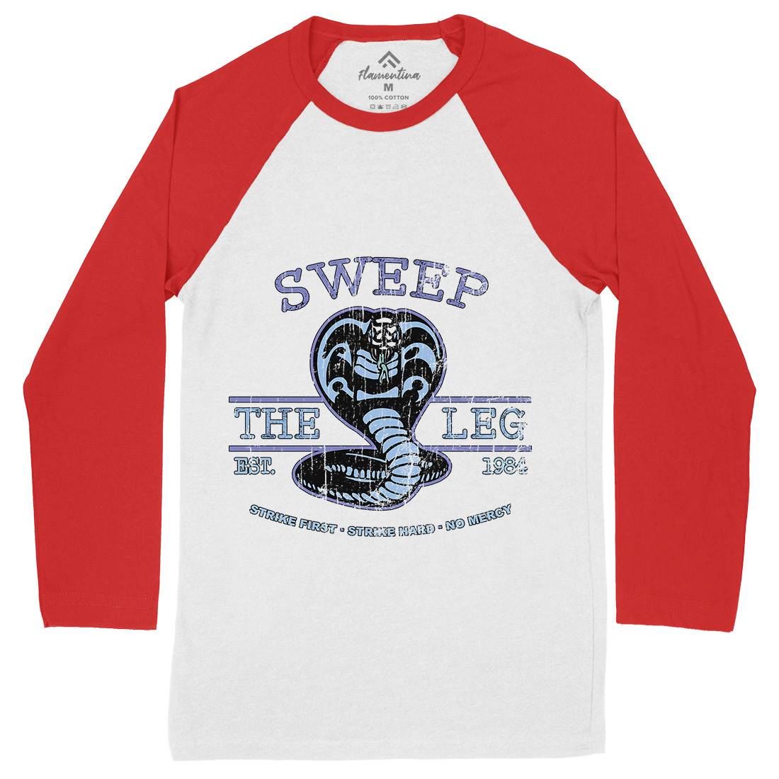 Sweep The Leg Mens Long Sleeve Baseball T-Shirt Sport D248