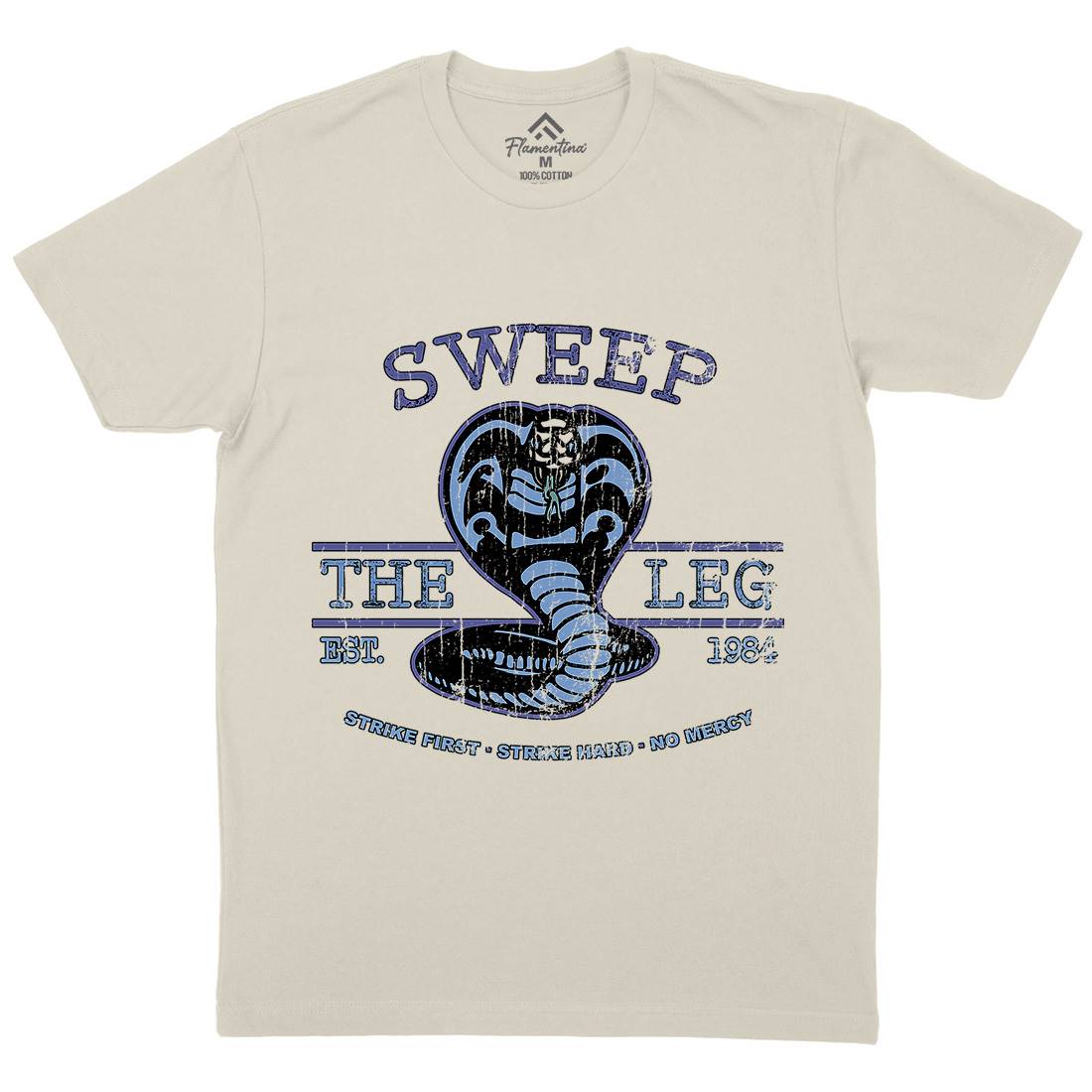 Sweep The Leg Mens Organic Crew Neck T-Shirt Sport D248