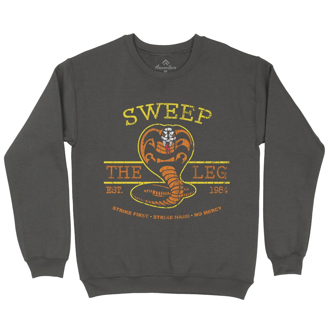 Sweep The Leg Mens Crew Neck Sweatshirt Sport D248