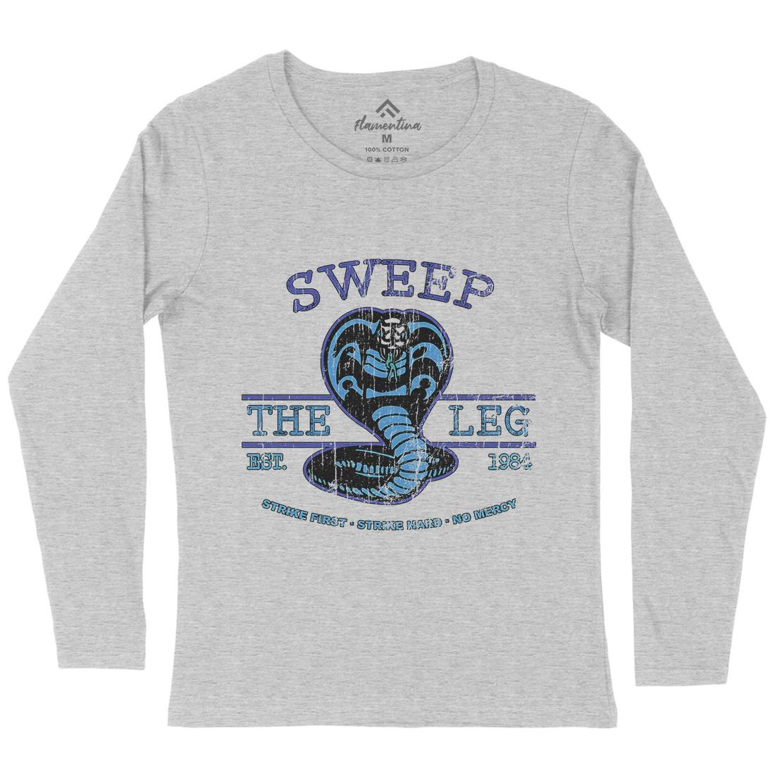 Sweep The Leg Womens Long Sleeve T-Shirt Sport D248