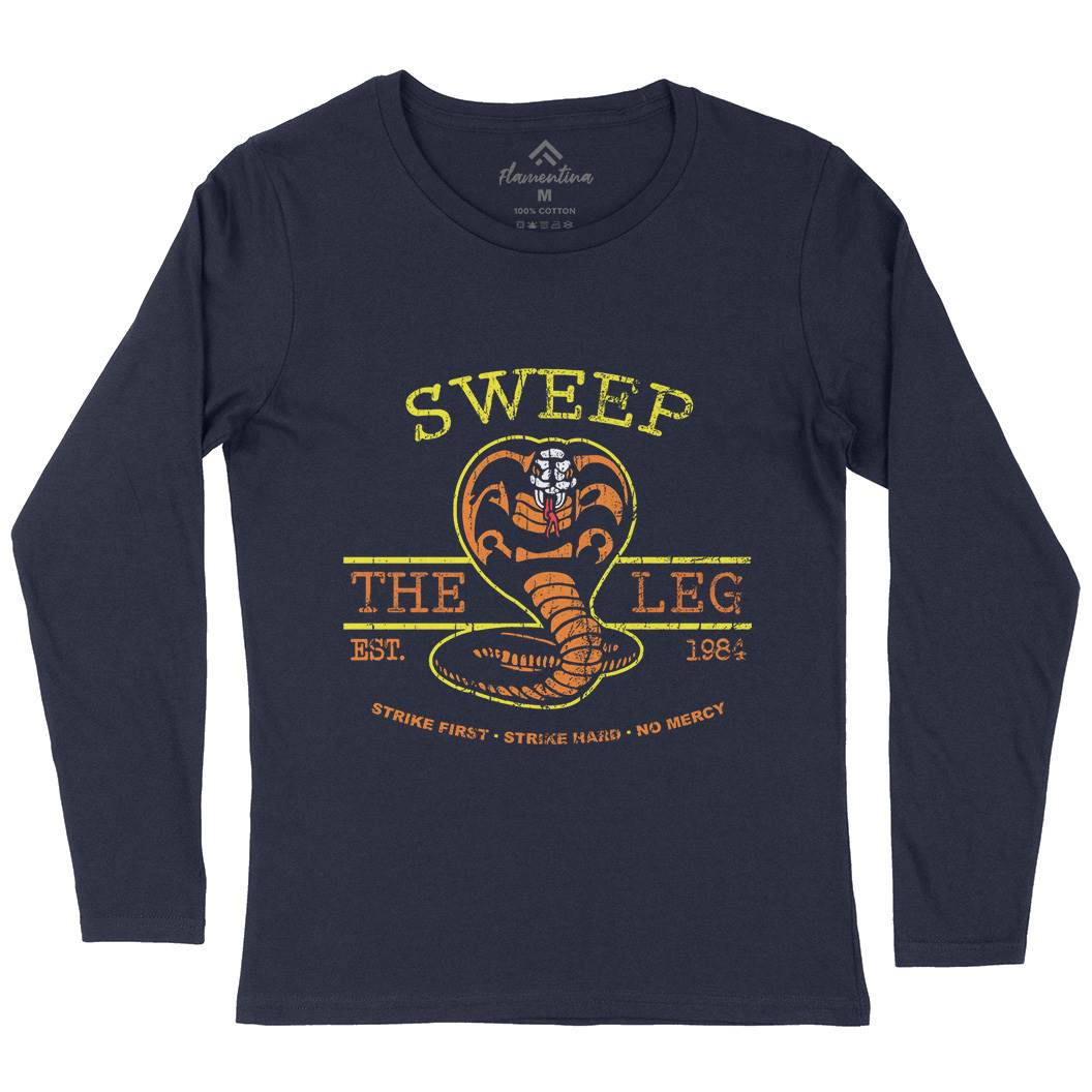 Sweep The Leg Womens Long Sleeve T-Shirt Sport D248