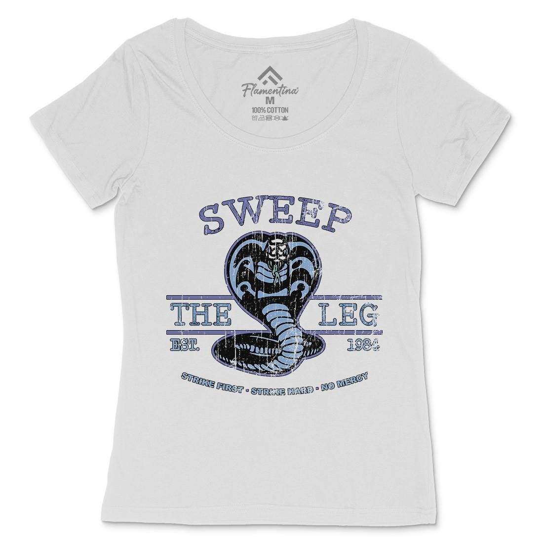 Sweep The Leg Womens Scoop Neck T-Shirt Sport D248