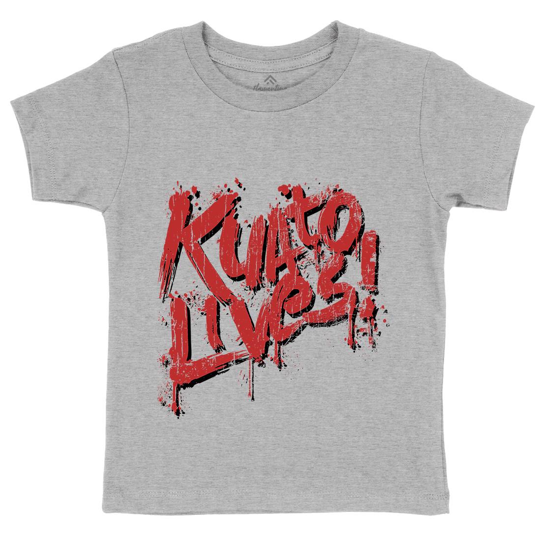 Kuato Lives Kids Organic Crew Neck T-Shirt Space D249