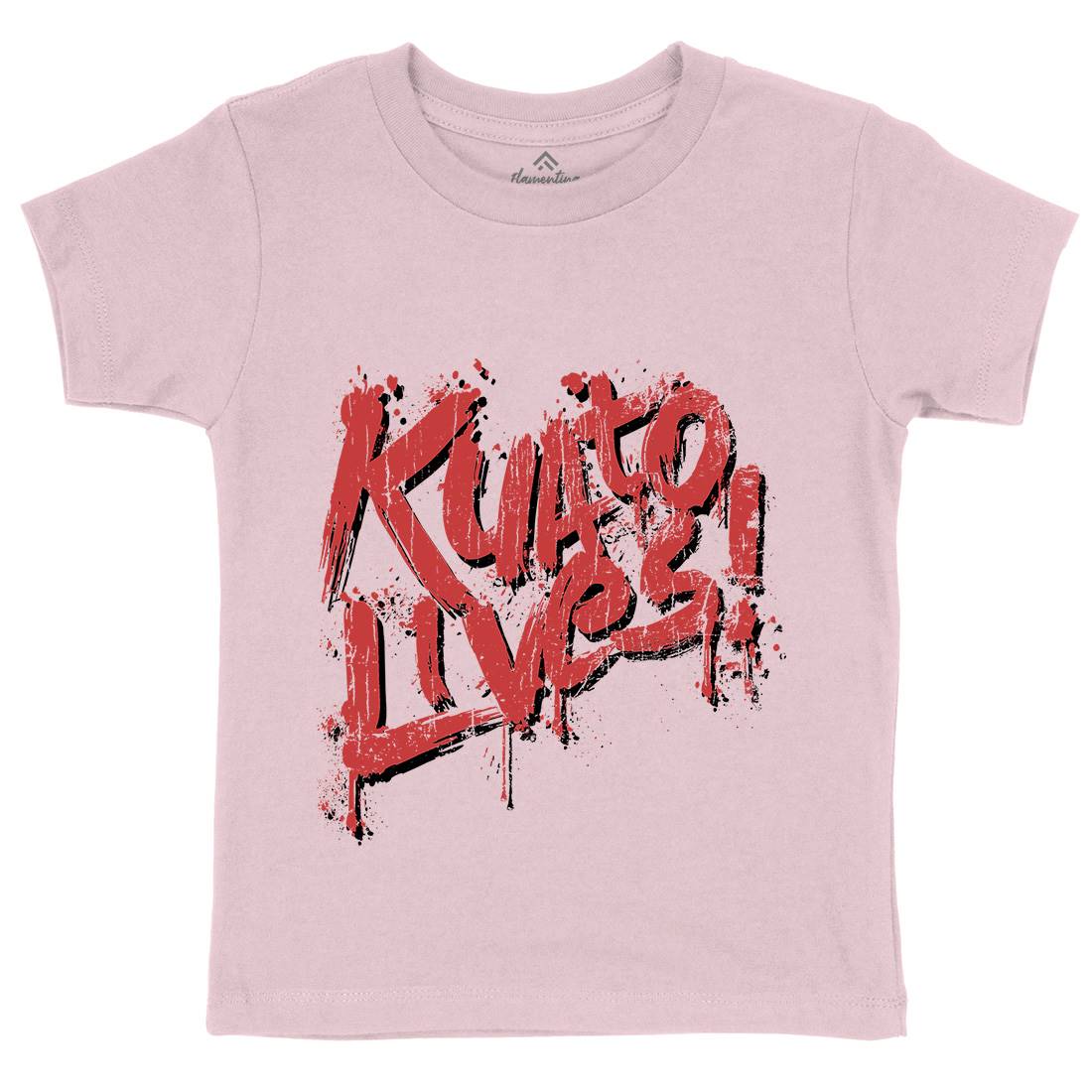 Kuato Lives Kids Organic Crew Neck T-Shirt Space D249