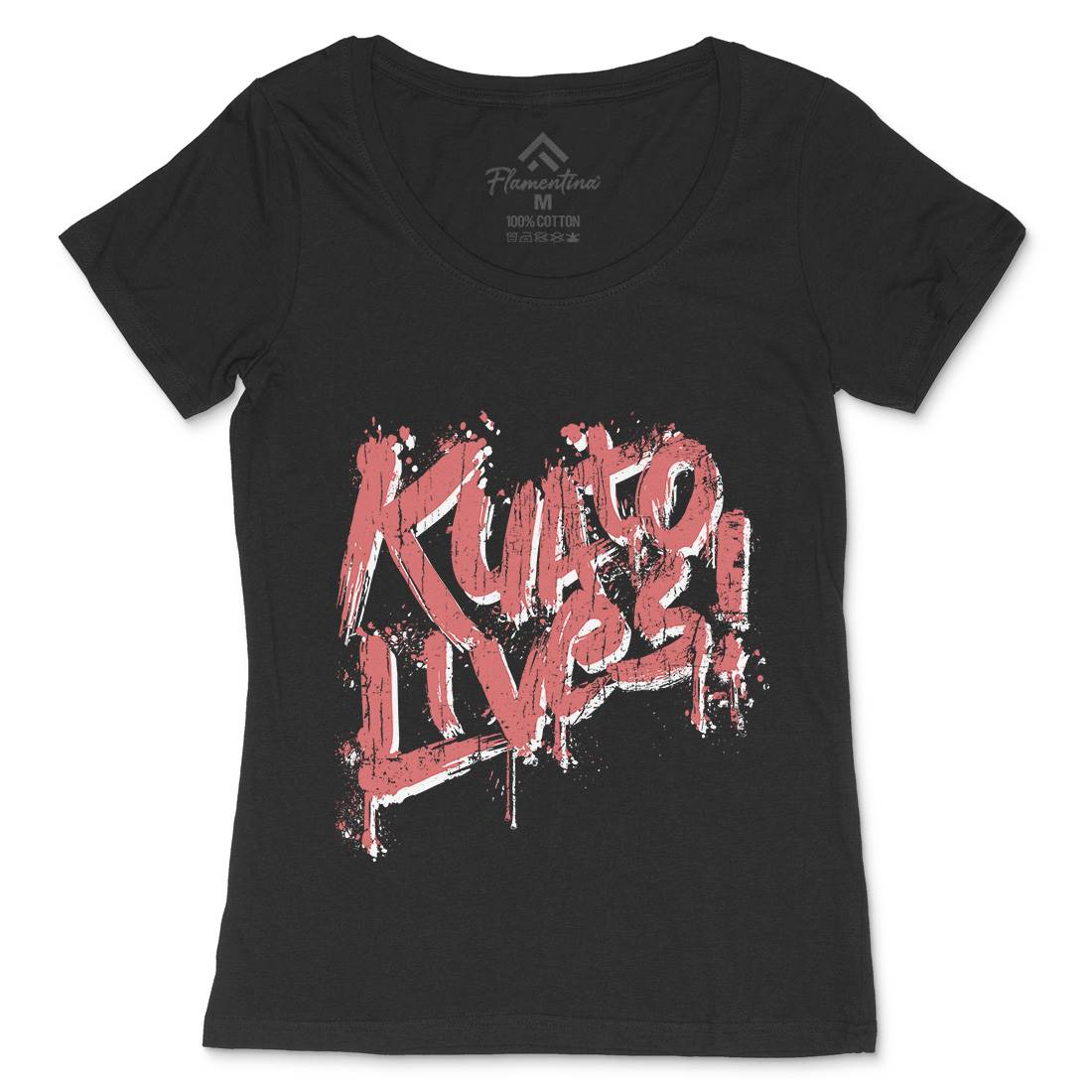 Kuato Lives Womens Scoop Neck T-Shirt Space D249