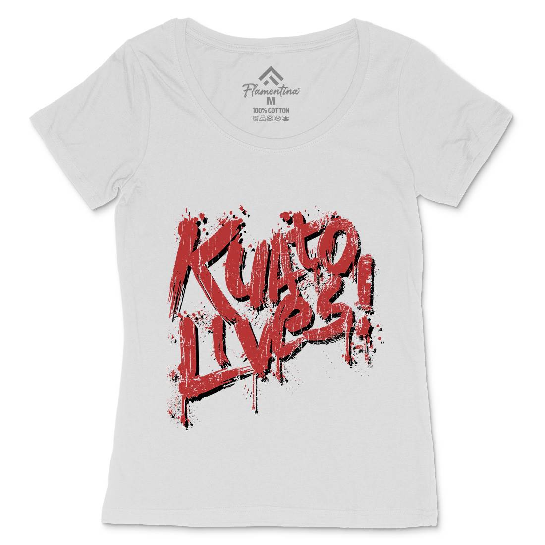 Kuato Lives Womens Scoop Neck T-Shirt Space D249