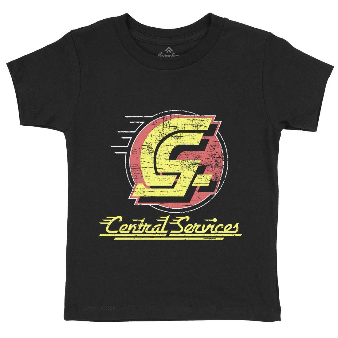 Central Services Kids Organic Crew Neck T-Shirt Space D250