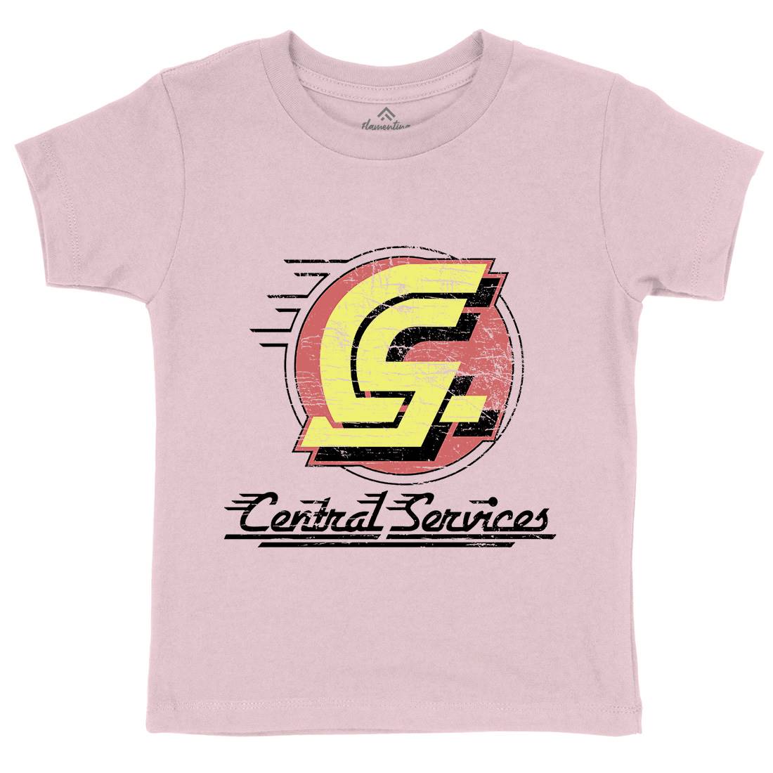 Central Services Kids Crew Neck T-Shirt Space D250
