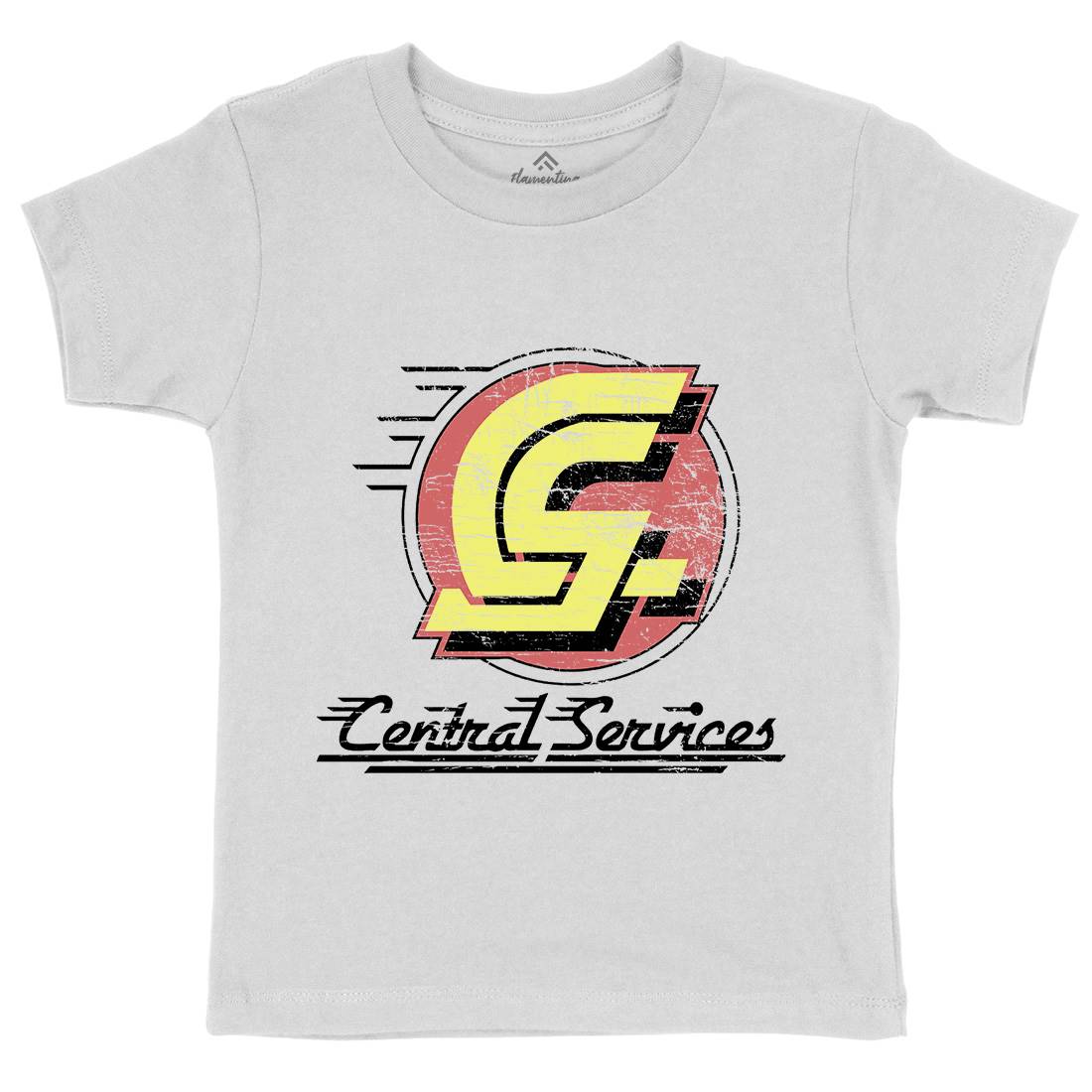 Central Services Kids Organic Crew Neck T-Shirt Space D250