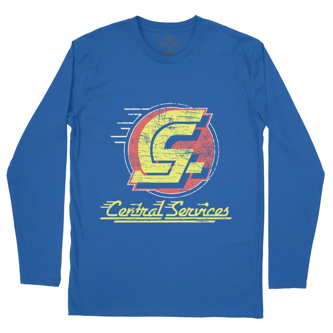 Central Services Mens Long Sleeve T-Shirt Space D250