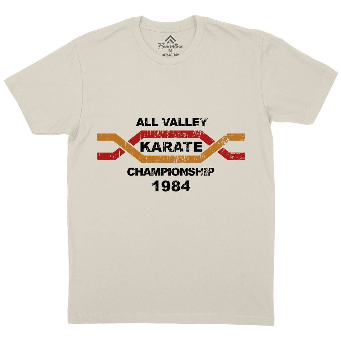 All Valley Mens Organic Crew Neck T-Shirt Sport D251