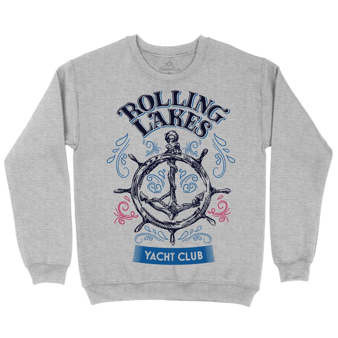 Rolling Lakes Yacht Club Mens Crew Neck Sweatshirt Horror D252