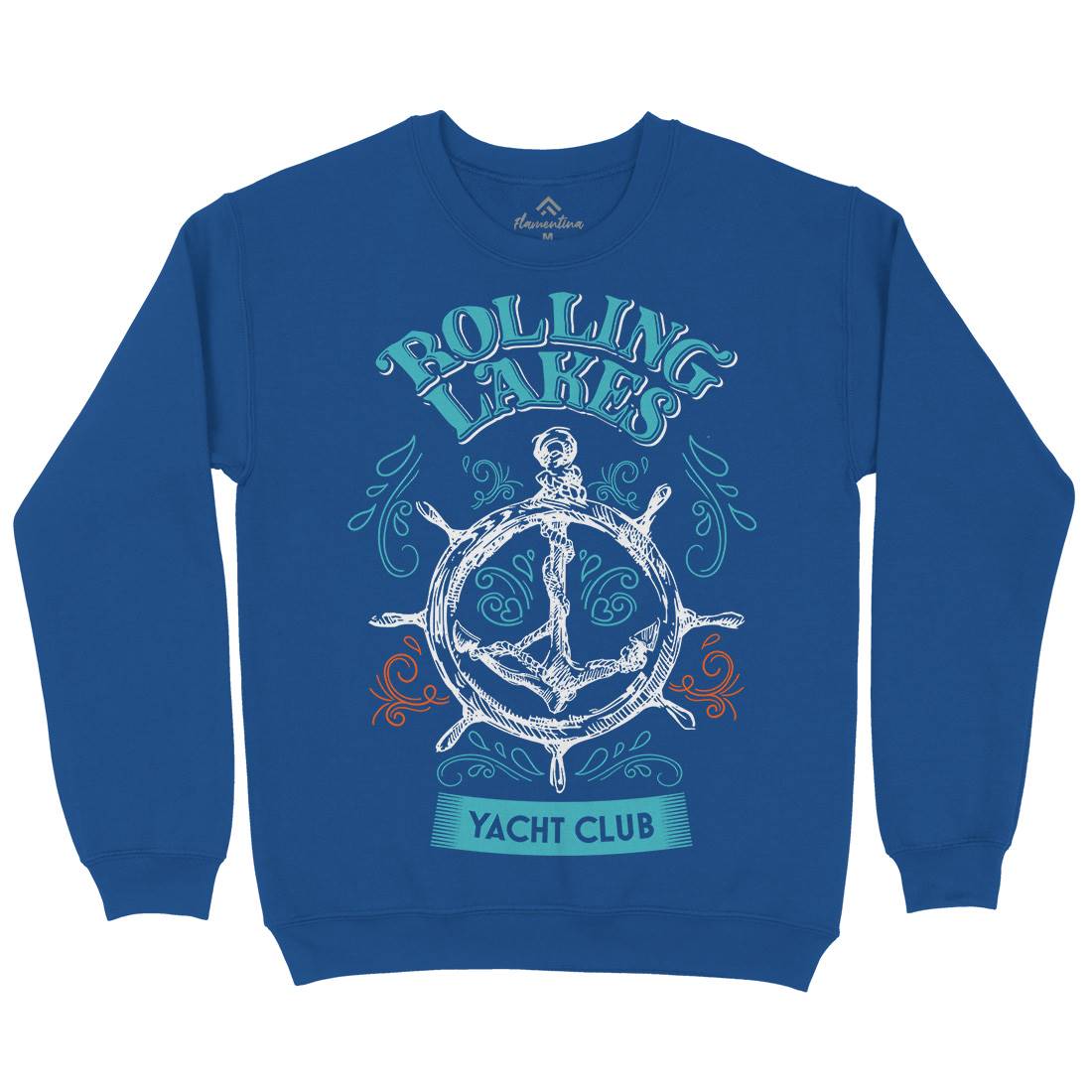 Rolling Lakes Yacht Club Mens Crew Neck Sweatshirt Horror D252