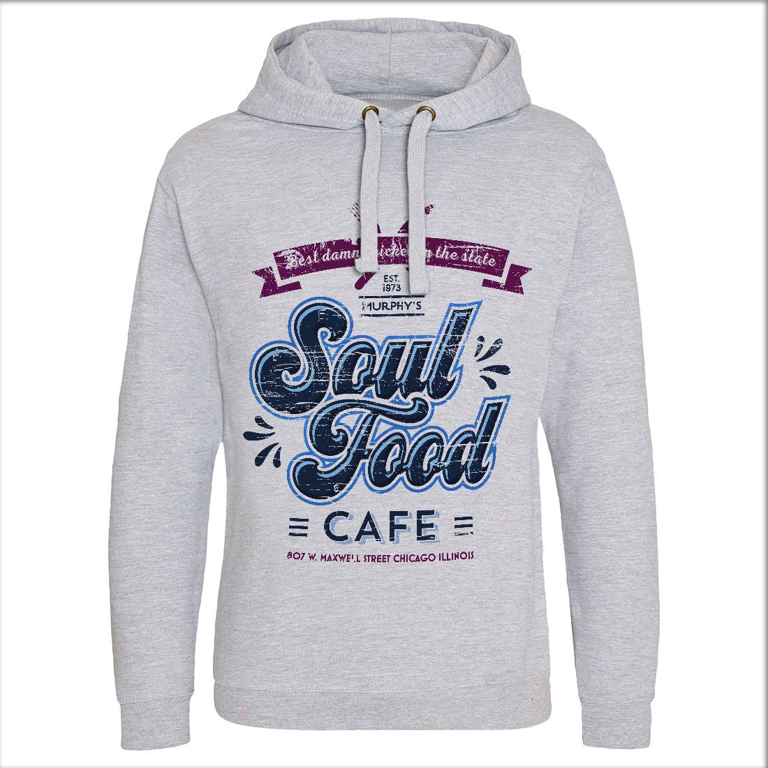 Soul Food Cafe Mens Hoodie Without Pocket Drinks D253