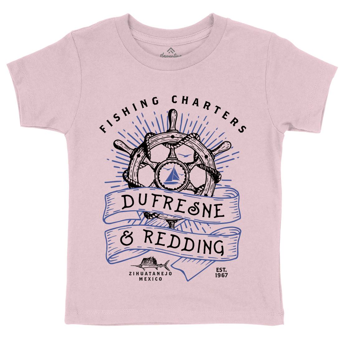 Dufresne And Redding Kids Crew Neck T-Shirt Retro D256