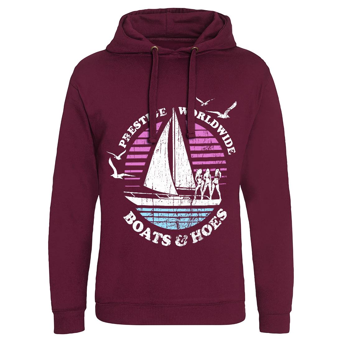 Boats N Hoes Mens Hoodie Without Pocket Retro D257