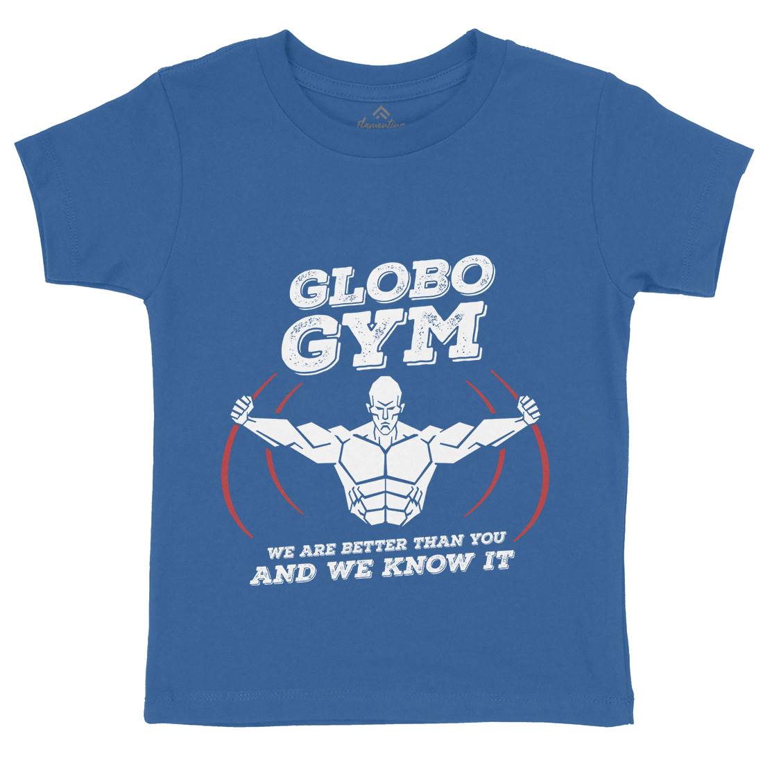 Globo Gym Kids Organic Crew Neck T-Shirt Sport D260