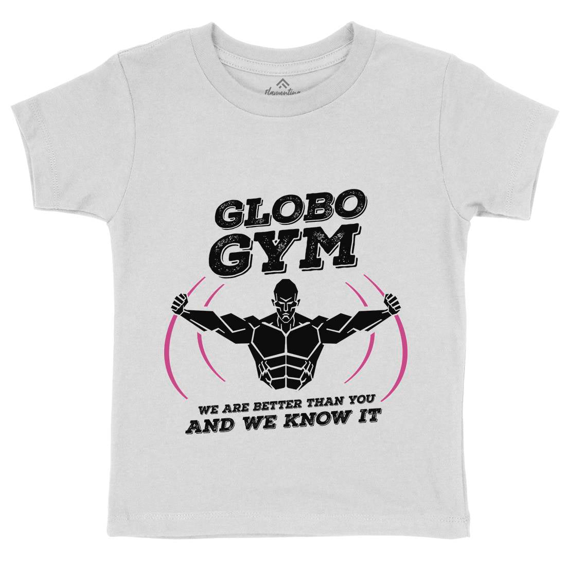 Globo Gym Kids Crew Neck T-Shirt Sport D260