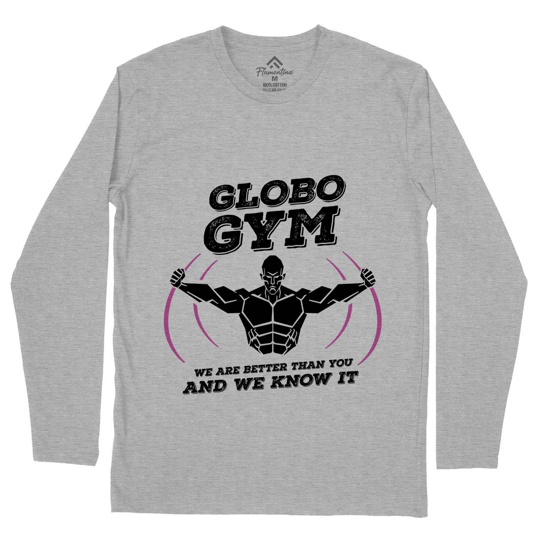 Globo Gym Mens Long Sleeve T-Shirt Sport D260