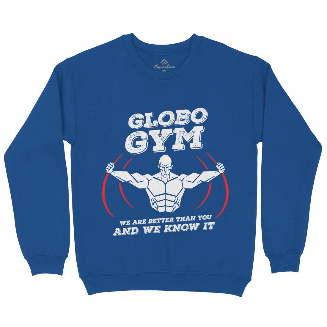 Globo Gym Mens Crew Neck Sweatshirt Sport D260