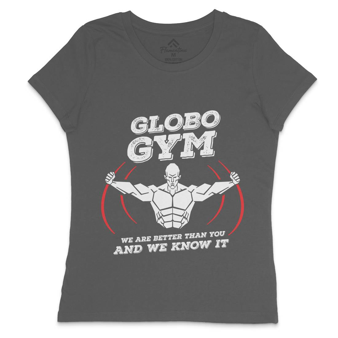 Globo Gym Womens Crew Neck T-Shirt Sport D260