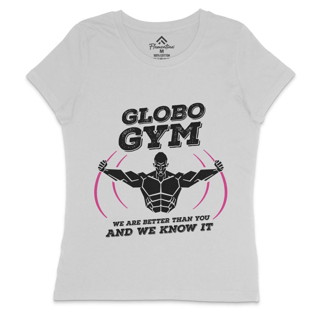 Globo Gym Womens Crew Neck T-Shirt Sport D260