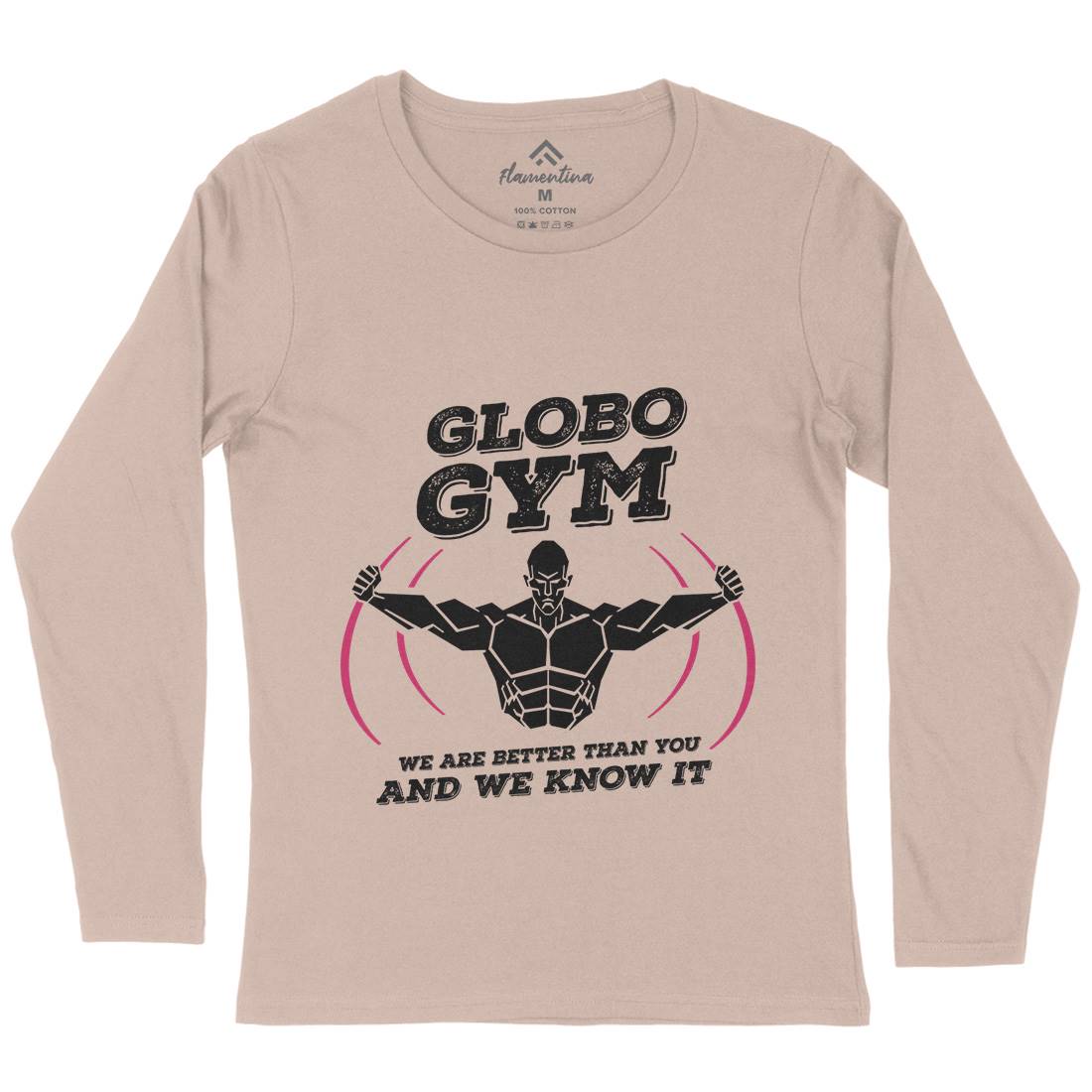 Globo Gym Womens Long Sleeve T-Shirt Sport D260