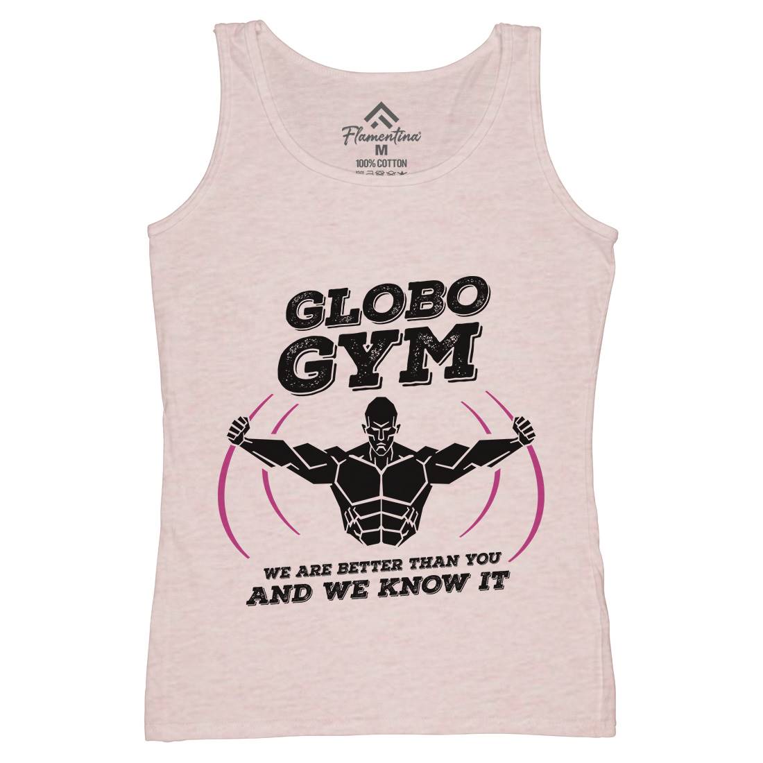 Globo Gym Womens Organic Tank Top Vest Sport D260