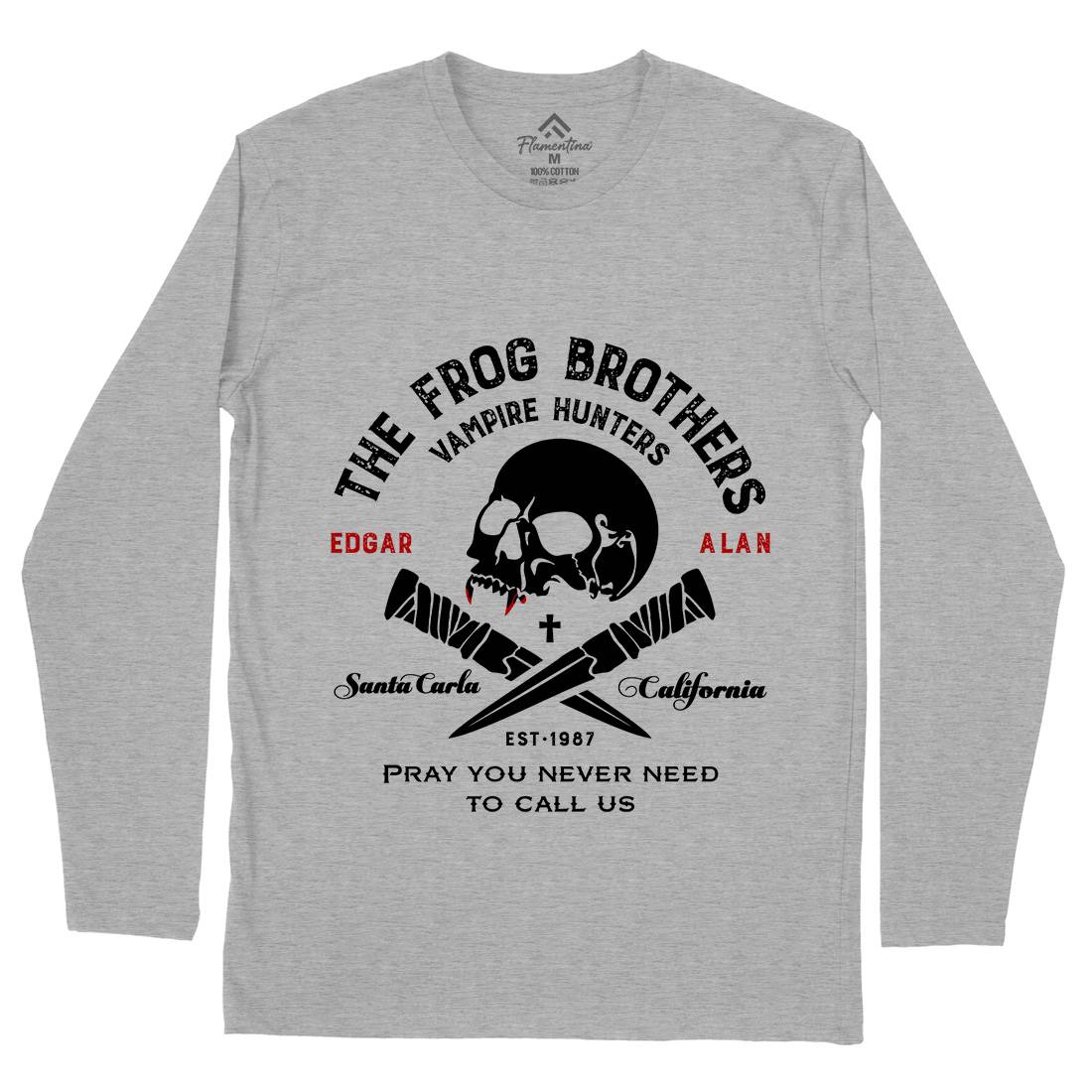 Frog Brothers Mens Long Sleeve T-Shirt Horror D261