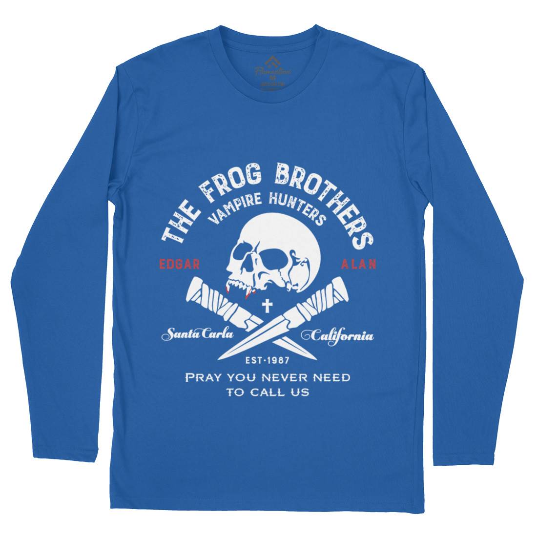 Frog Brothers Mens Long Sleeve T-Shirt Horror D261