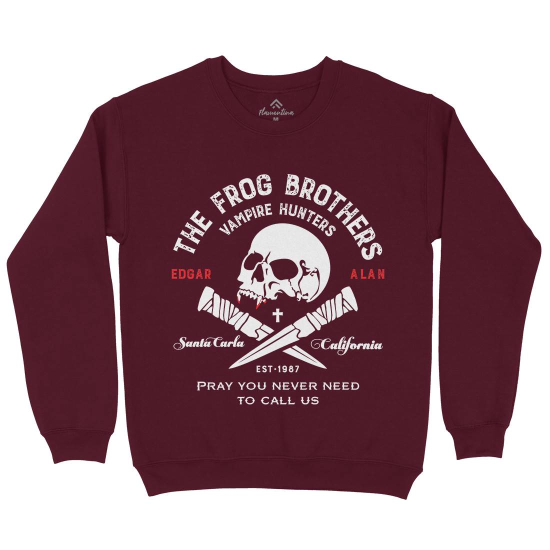 Frog Brothers Kids Crew Neck Sweatshirt Horror D261
