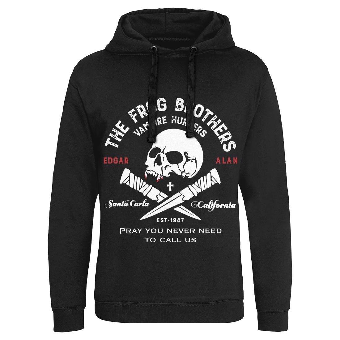 Frog Brothers Mens Hoodie Without Pocket Horror D261