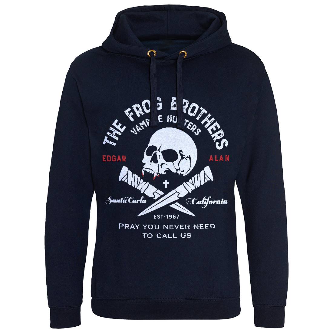 Frog Brothers Mens Hoodie Without Pocket Horror D261