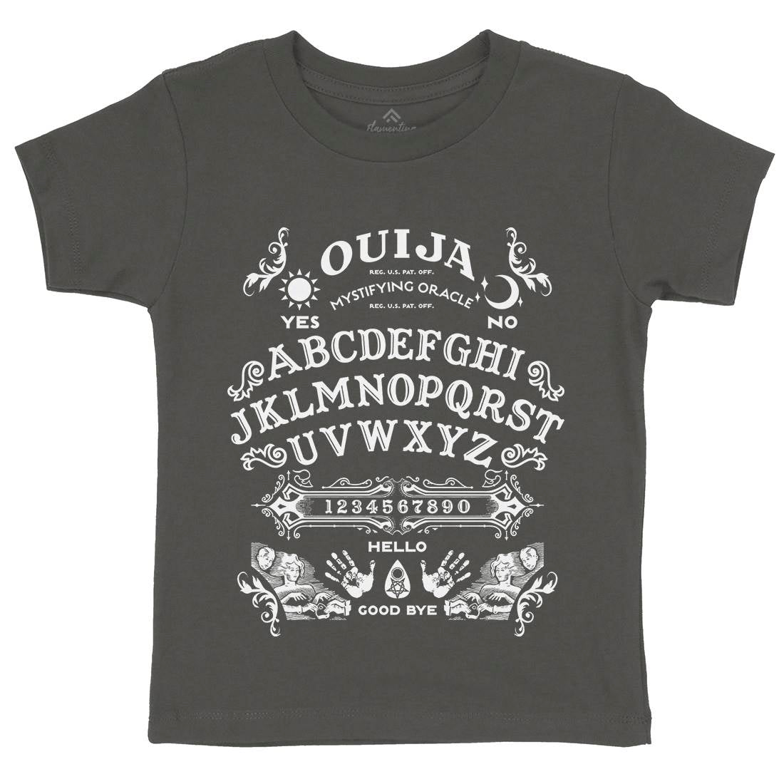 Ouija Board Kids Crew Neck T-Shirt Horror D262