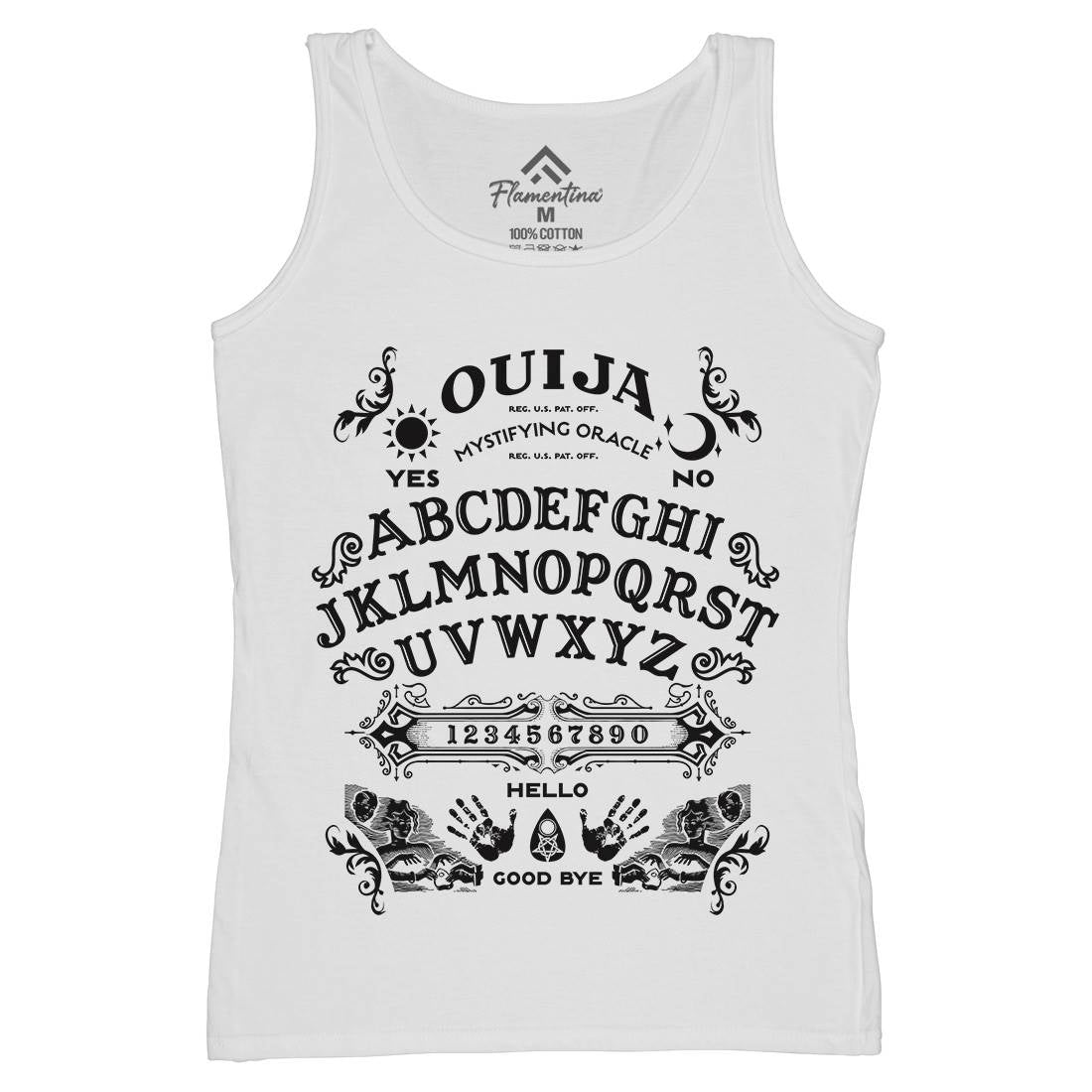 Ouija Board Womens Organic Tank Top Vest Horror D262