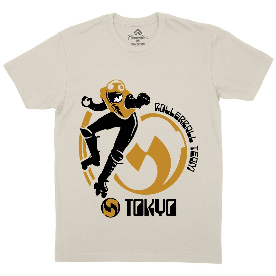 Tokyo Mens Organic Crew Neck T-Shirt Sport D263