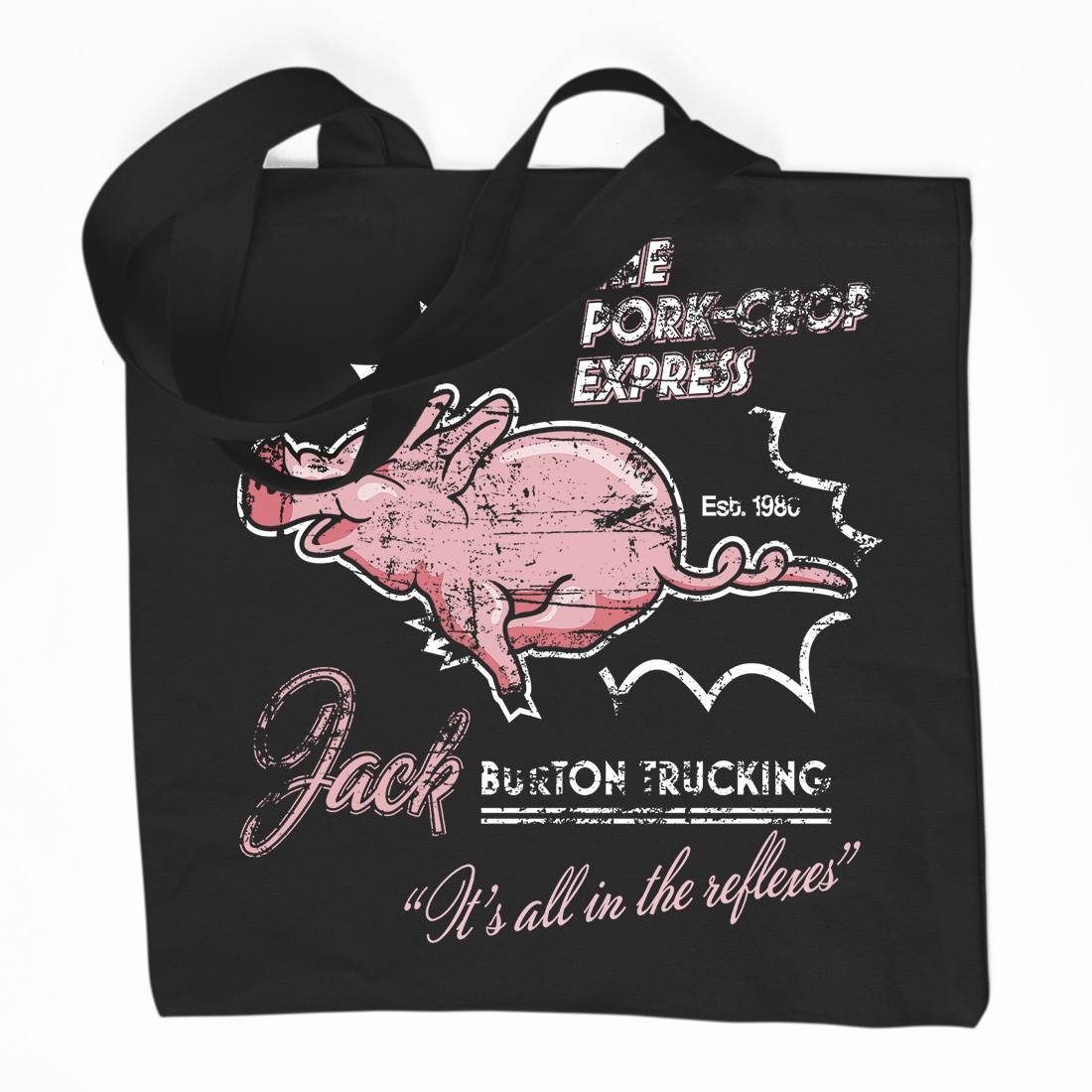 Pork Chop Express Organic Premium Cotton Tote Bag Asian D264