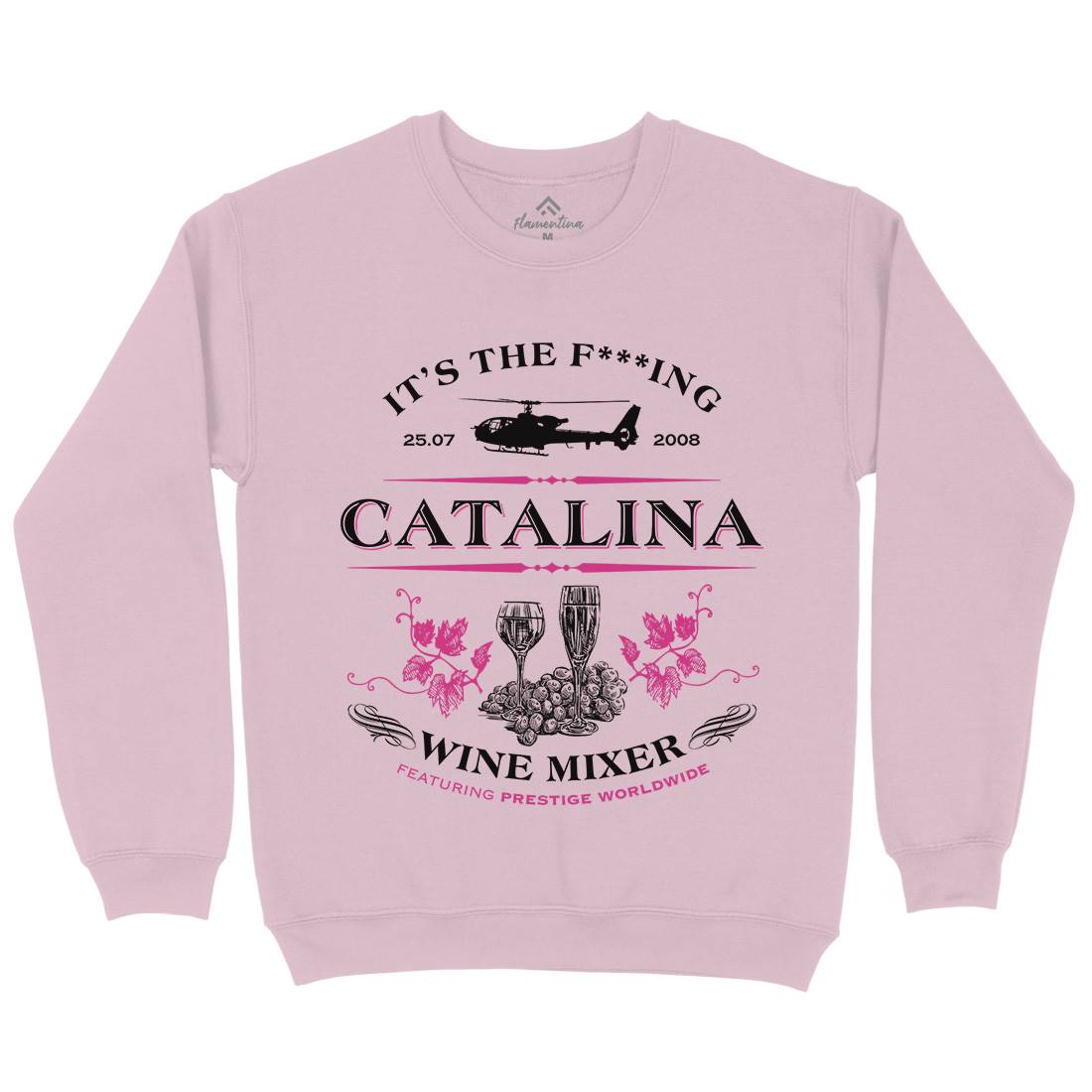 Catalina Wine Mixer Kids Crew Neck Sweatshirt Retro D265